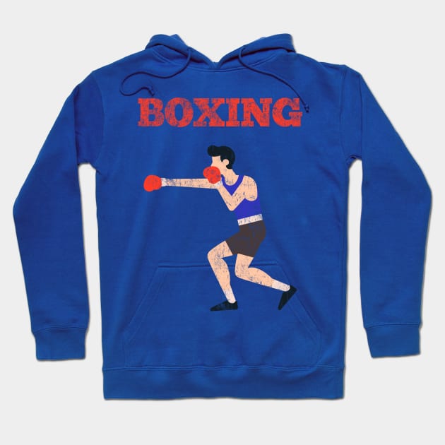 Vintage boxing hoodie sales